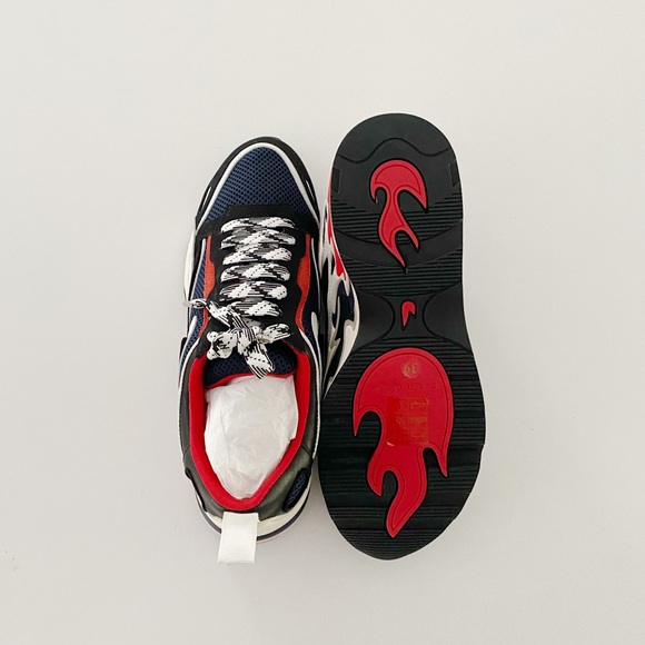 Sandro Paris Flame Sneakers in Dark Navy Size EU 39 NIB - Picture 7 of 14